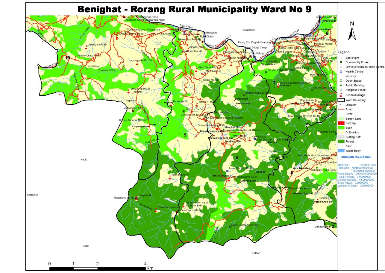 Ward map