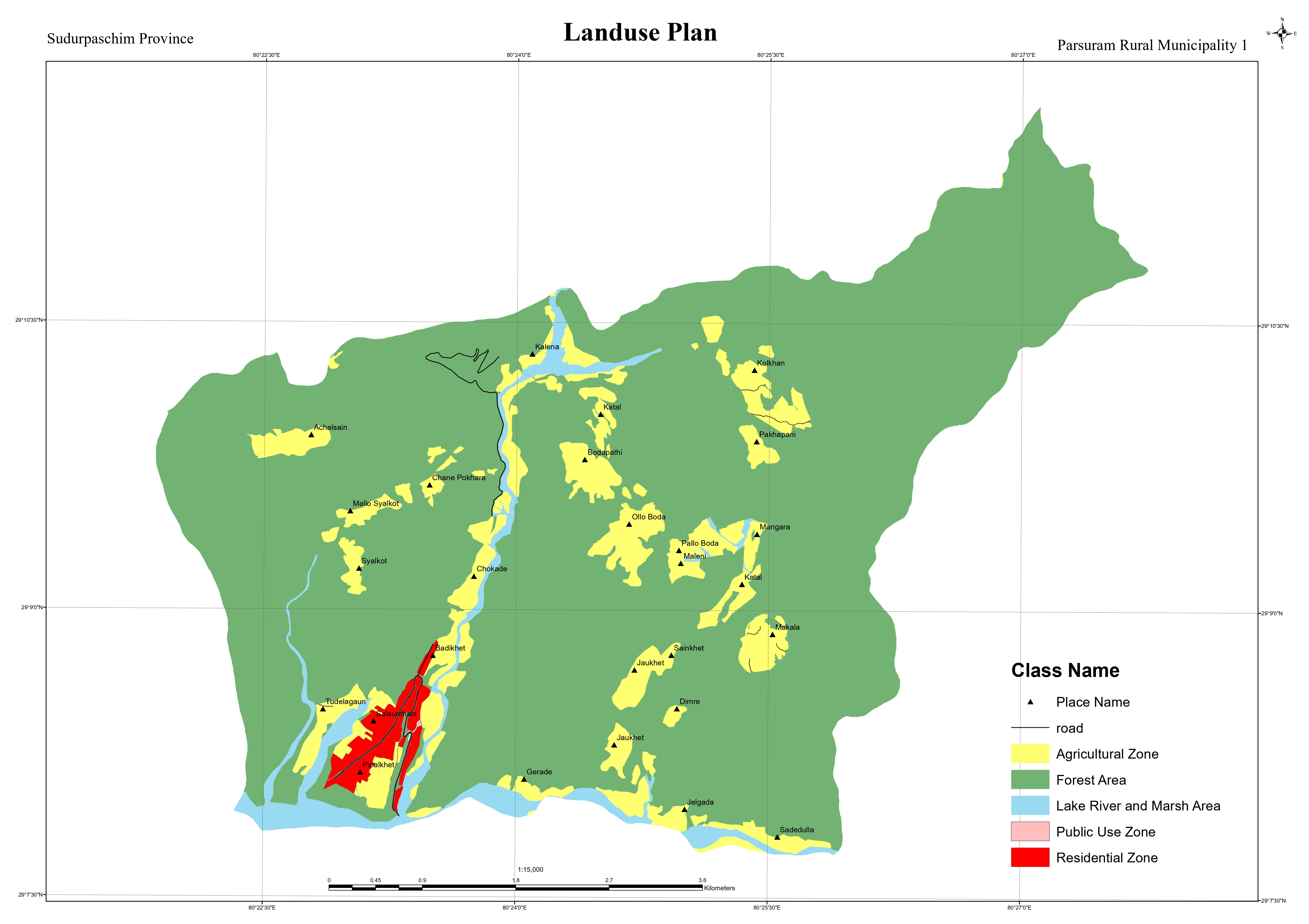 Ward map
