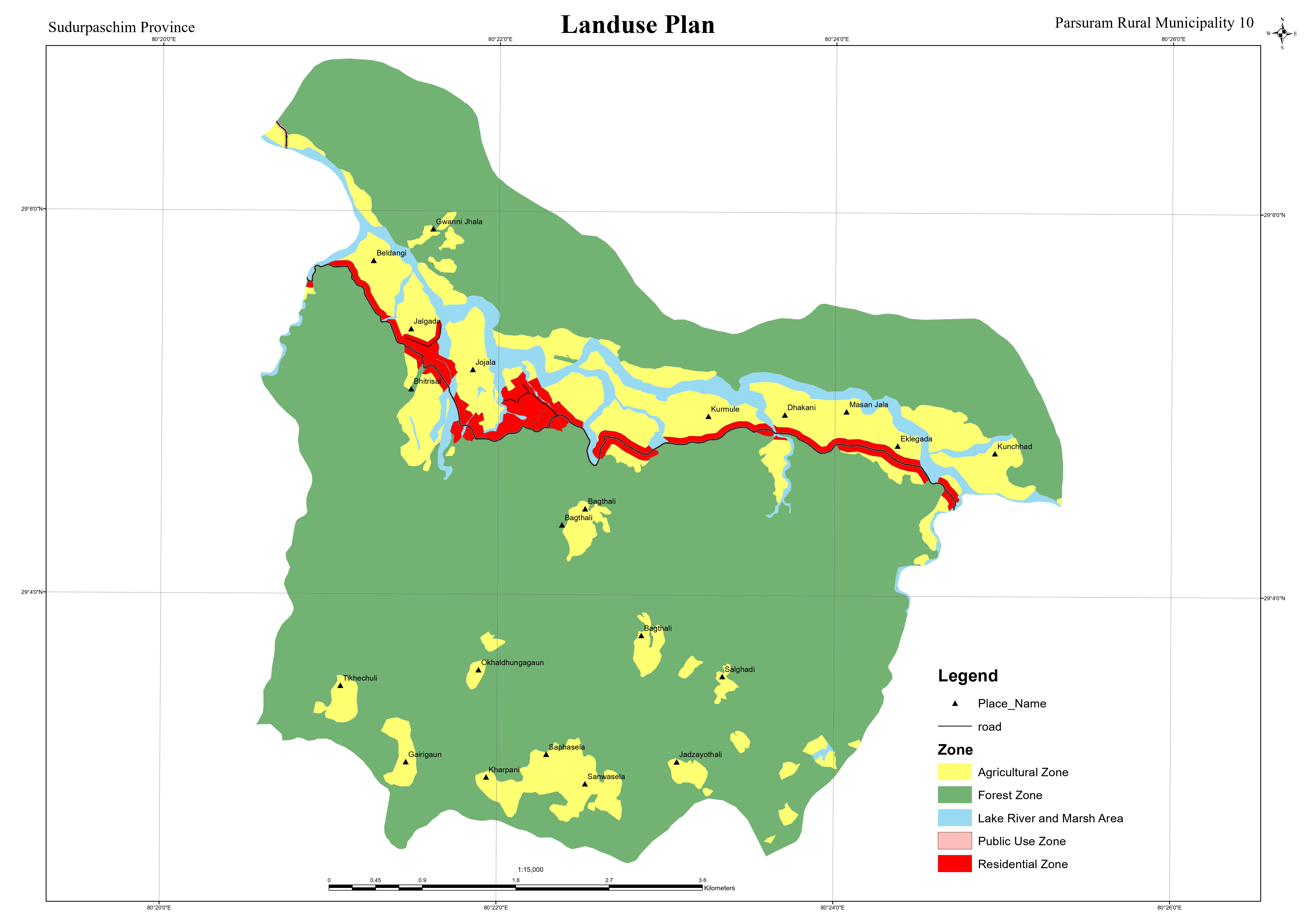 Ward map