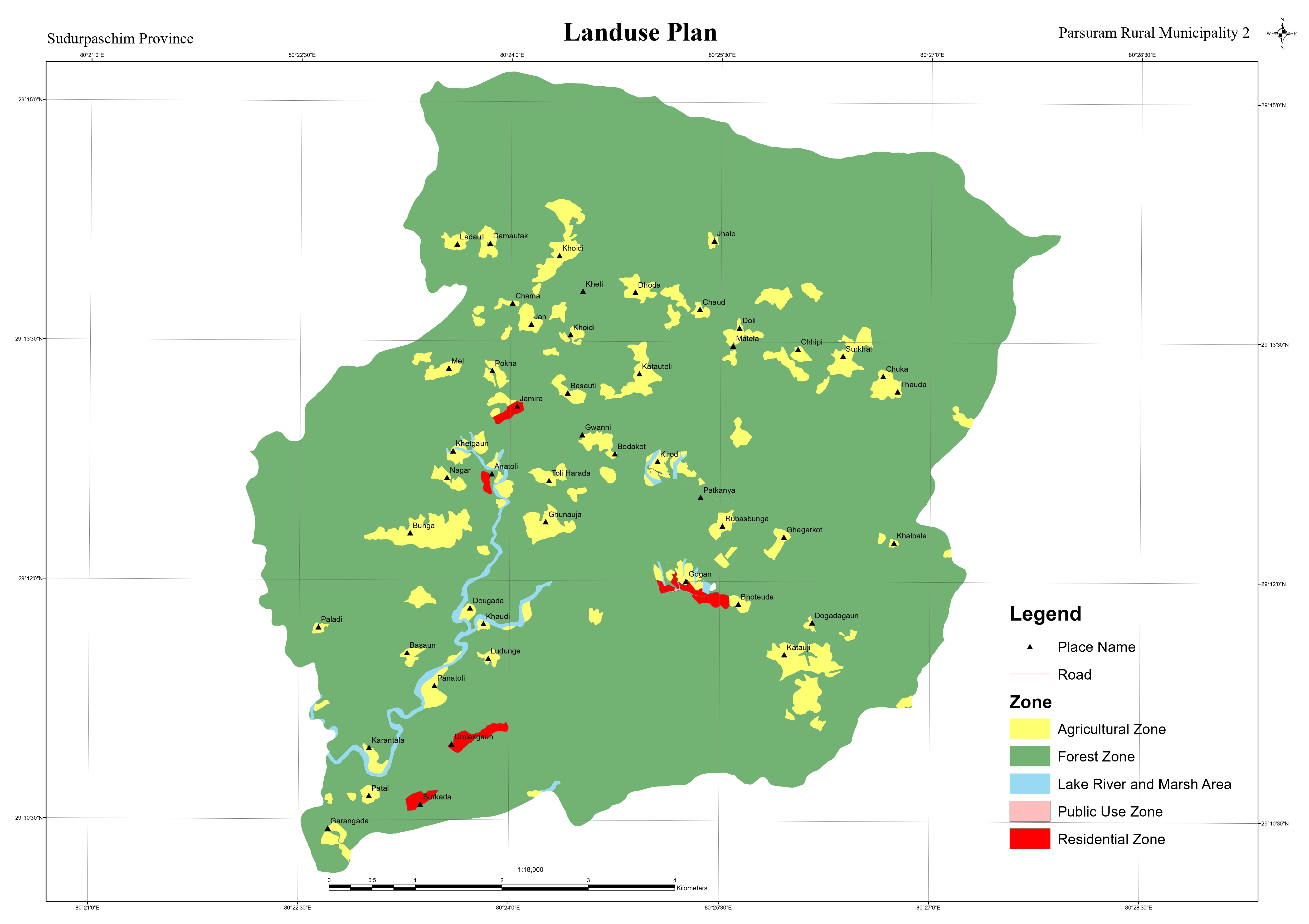Ward map