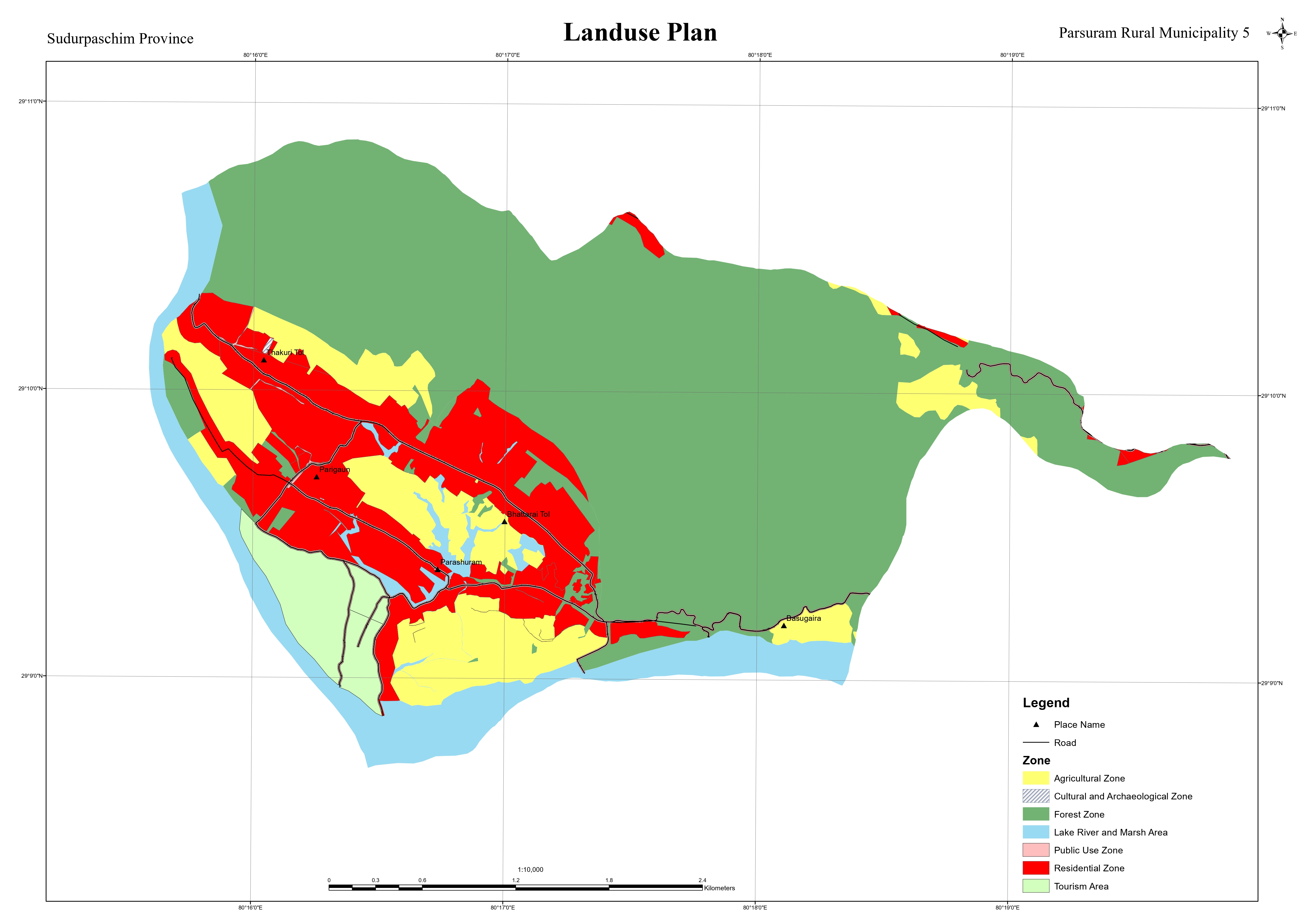 Ward map