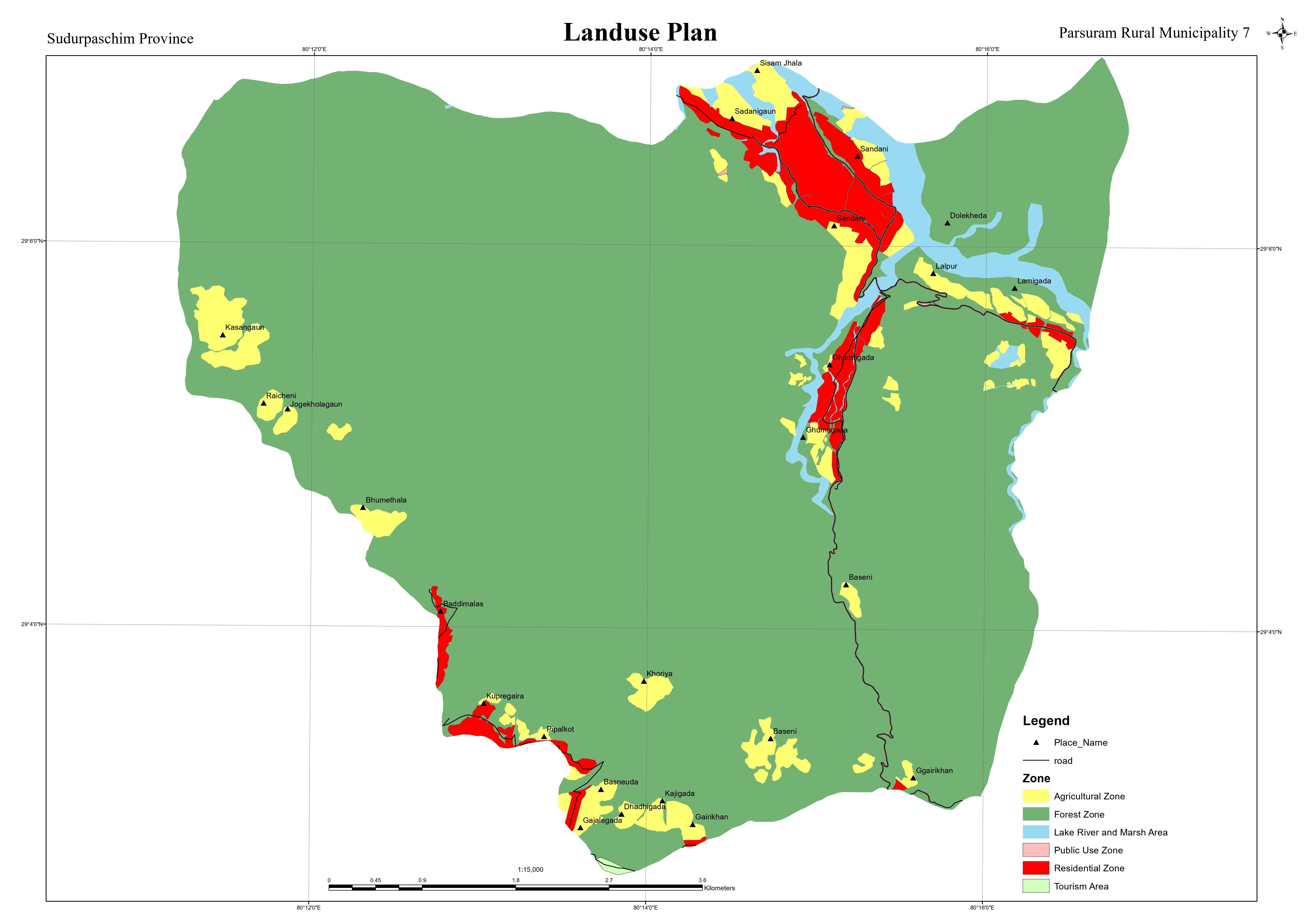 Ward map