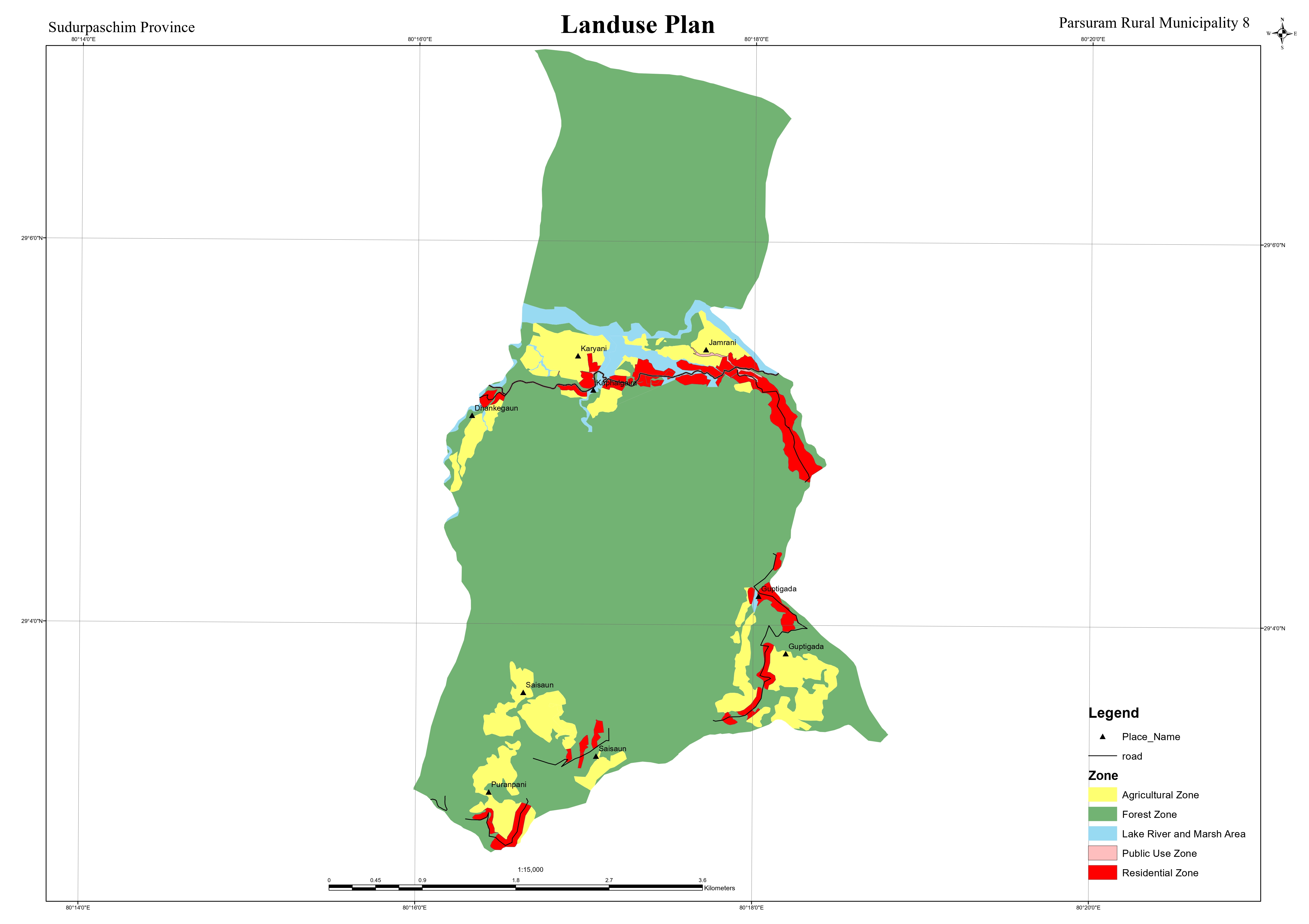 Ward map