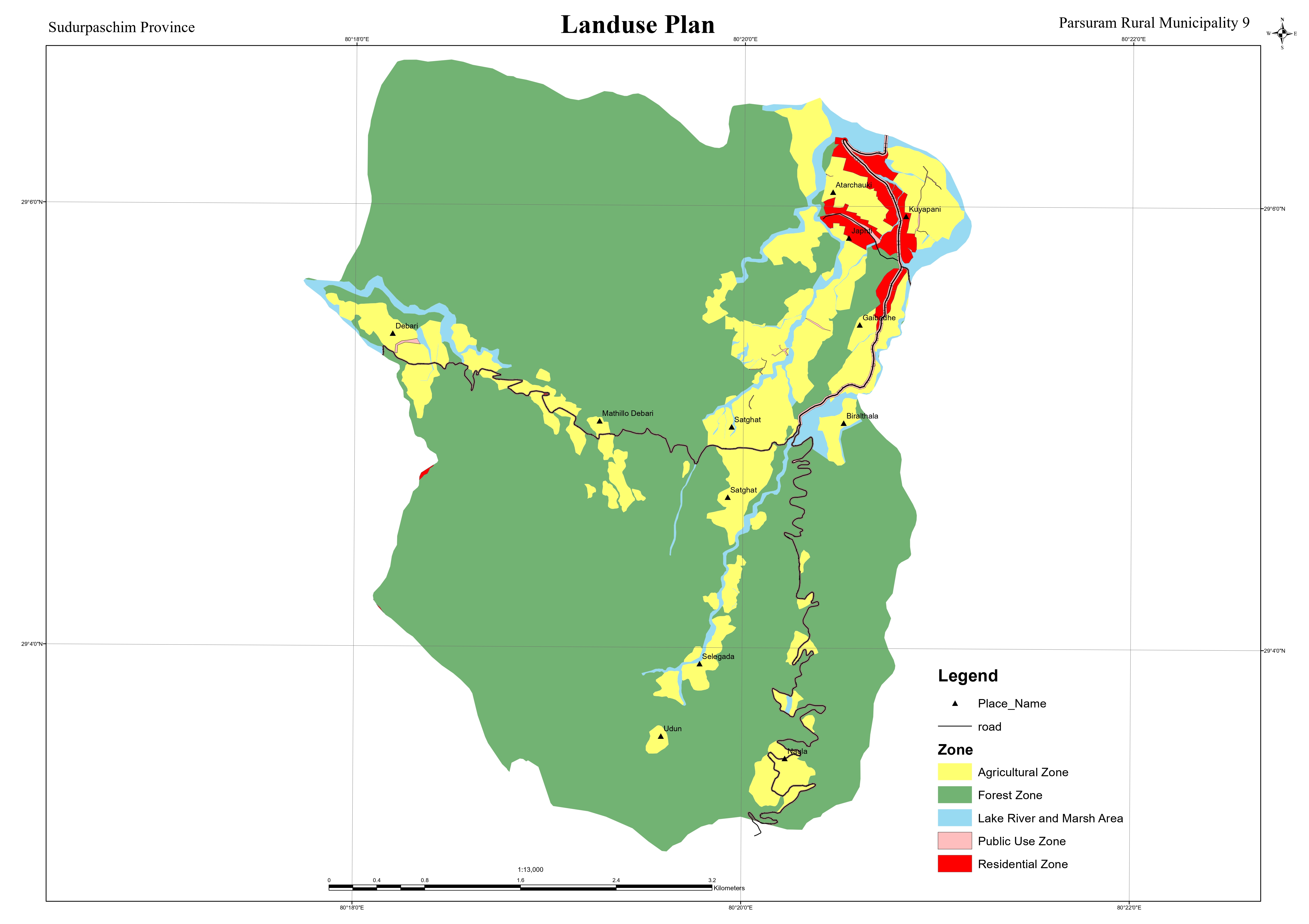 Ward map