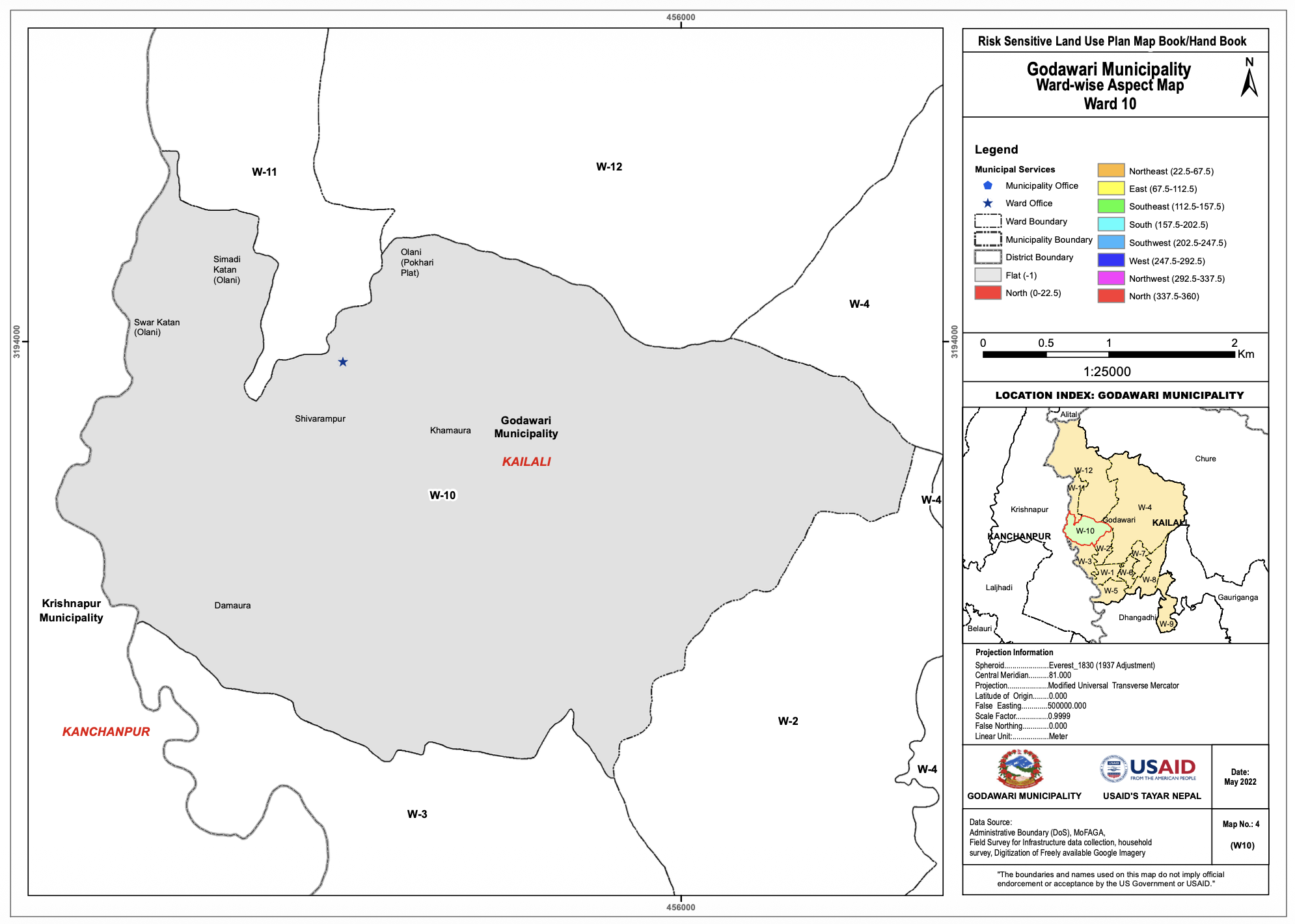 Ward map
