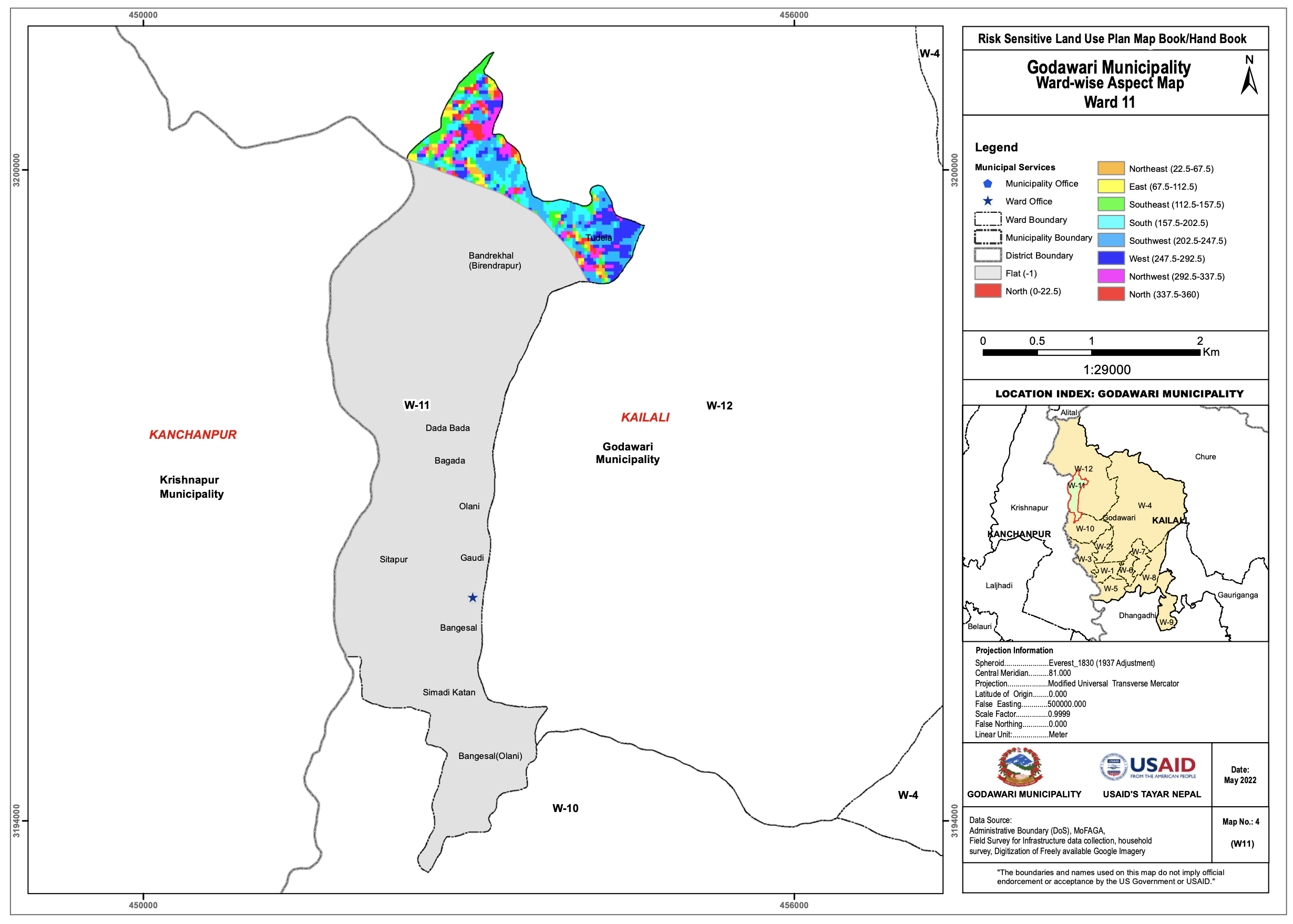 Ward map