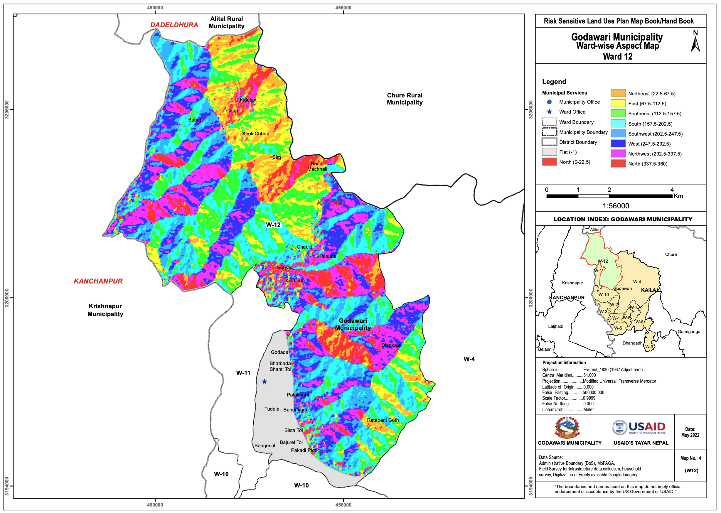 Ward map