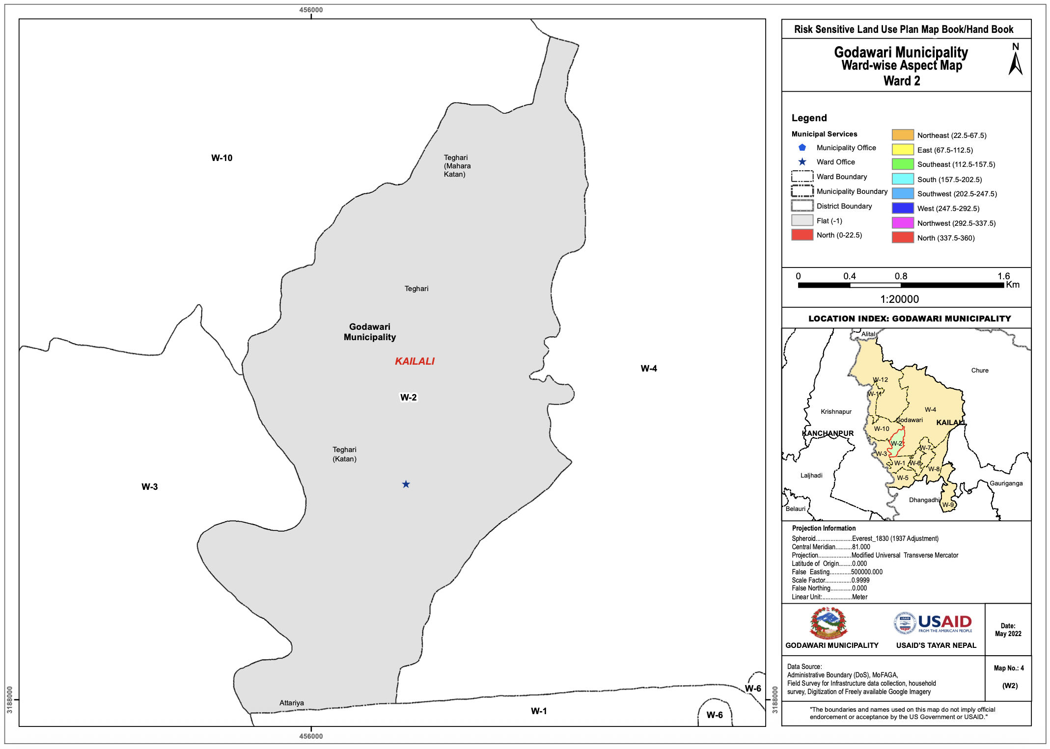 Ward map