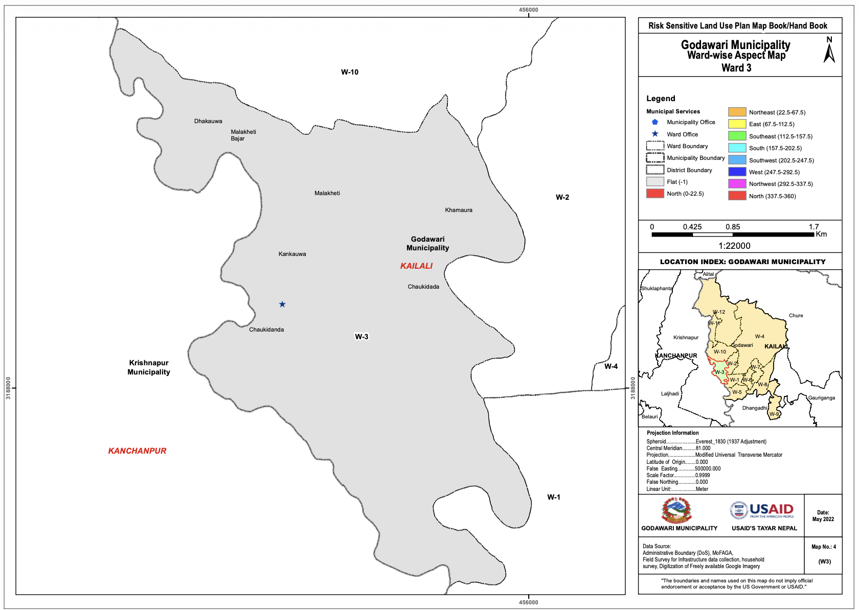 Ward map