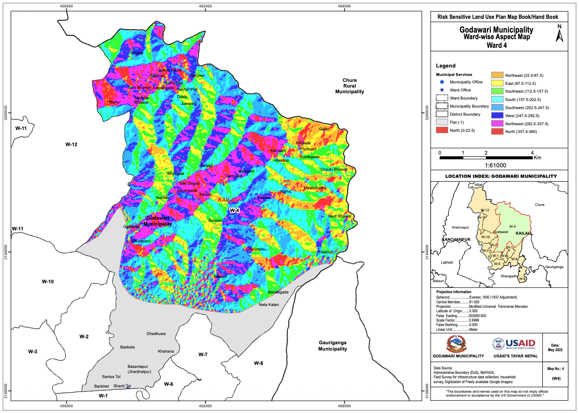 Ward map