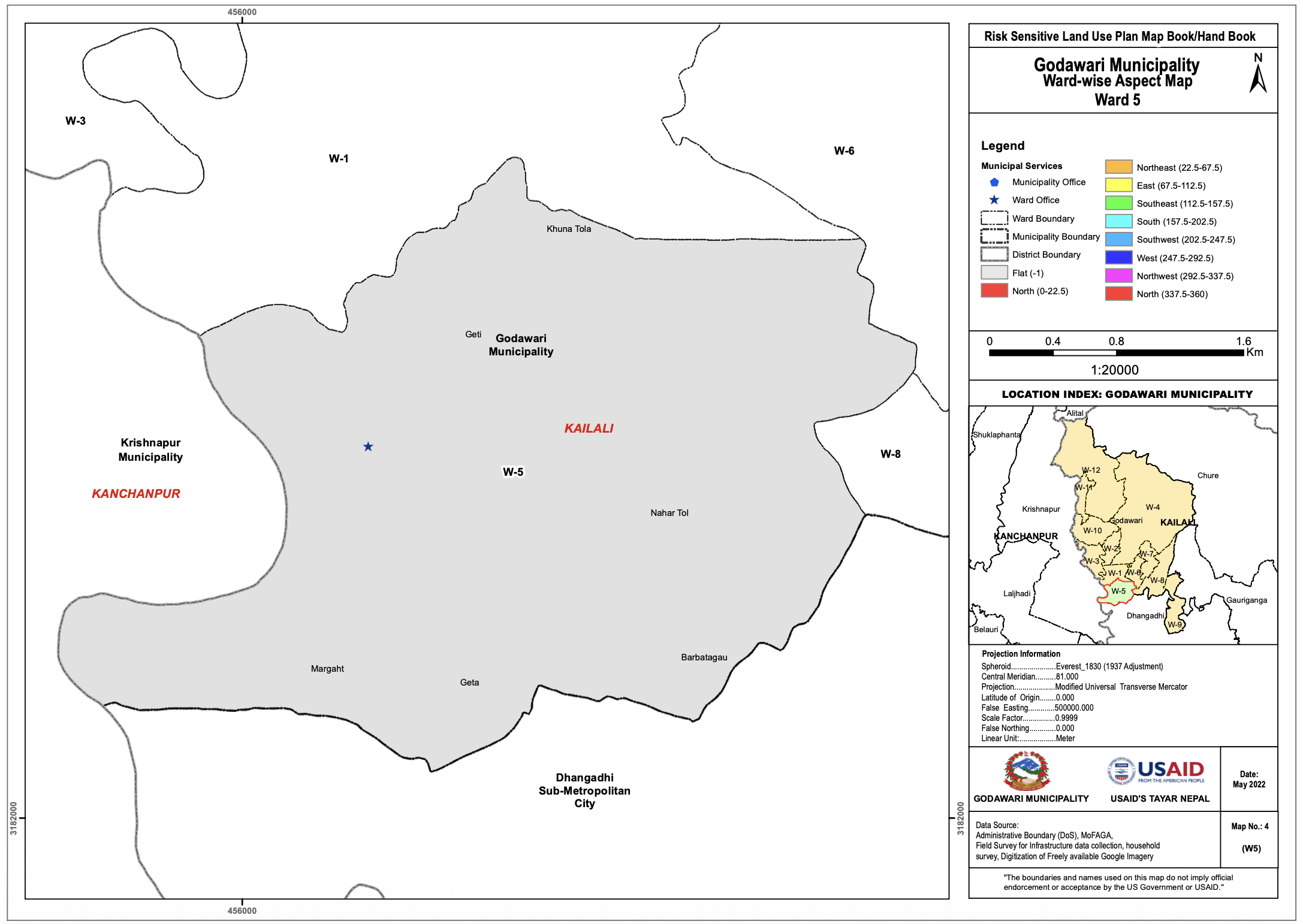 Ward map