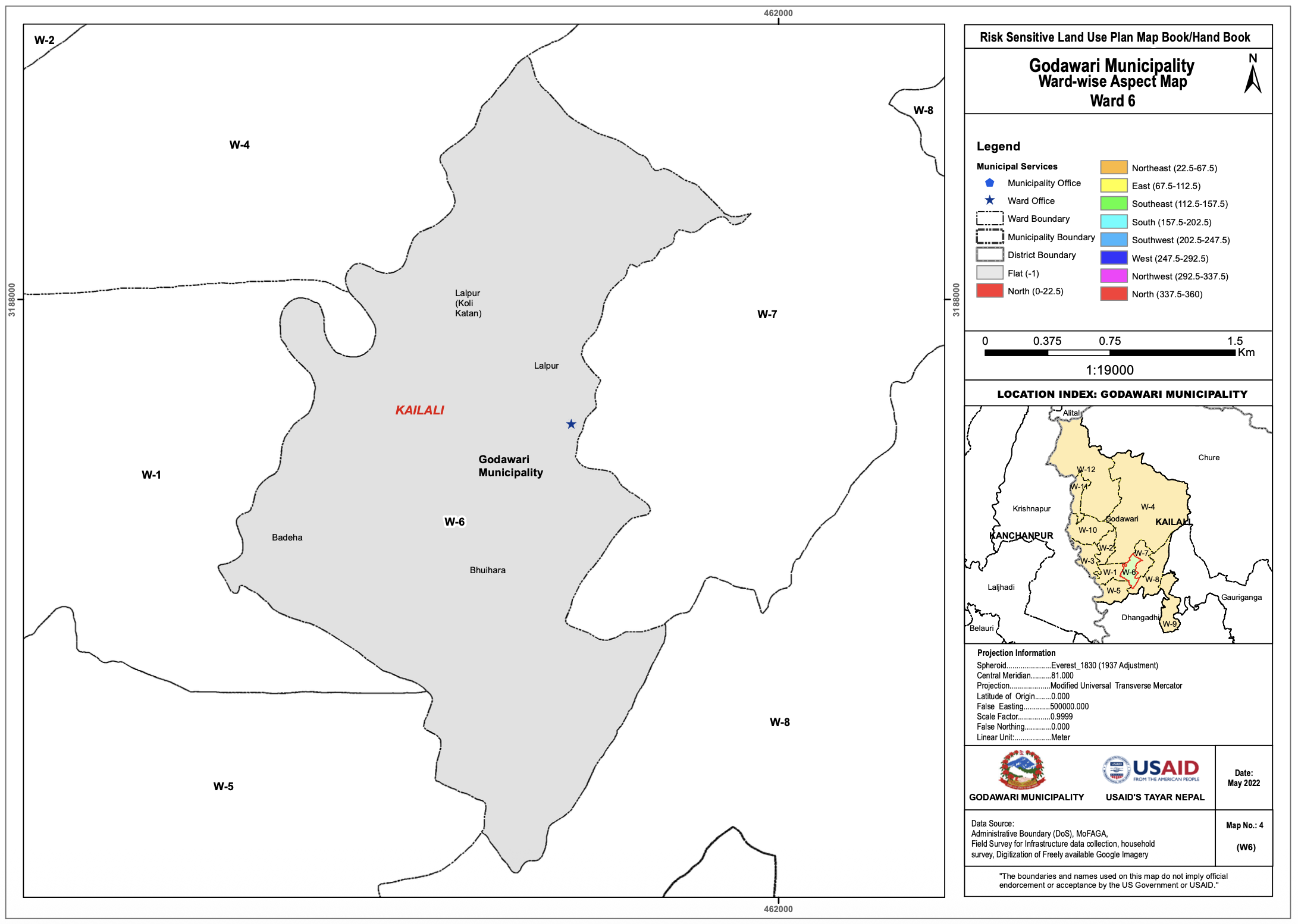 Ward map