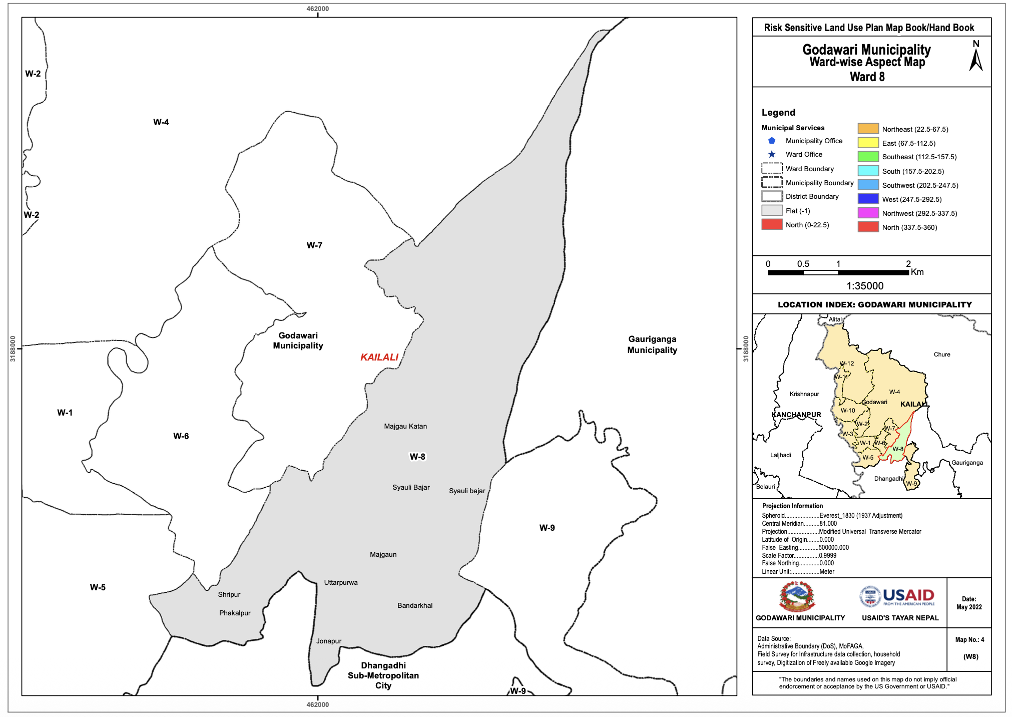 Ward map