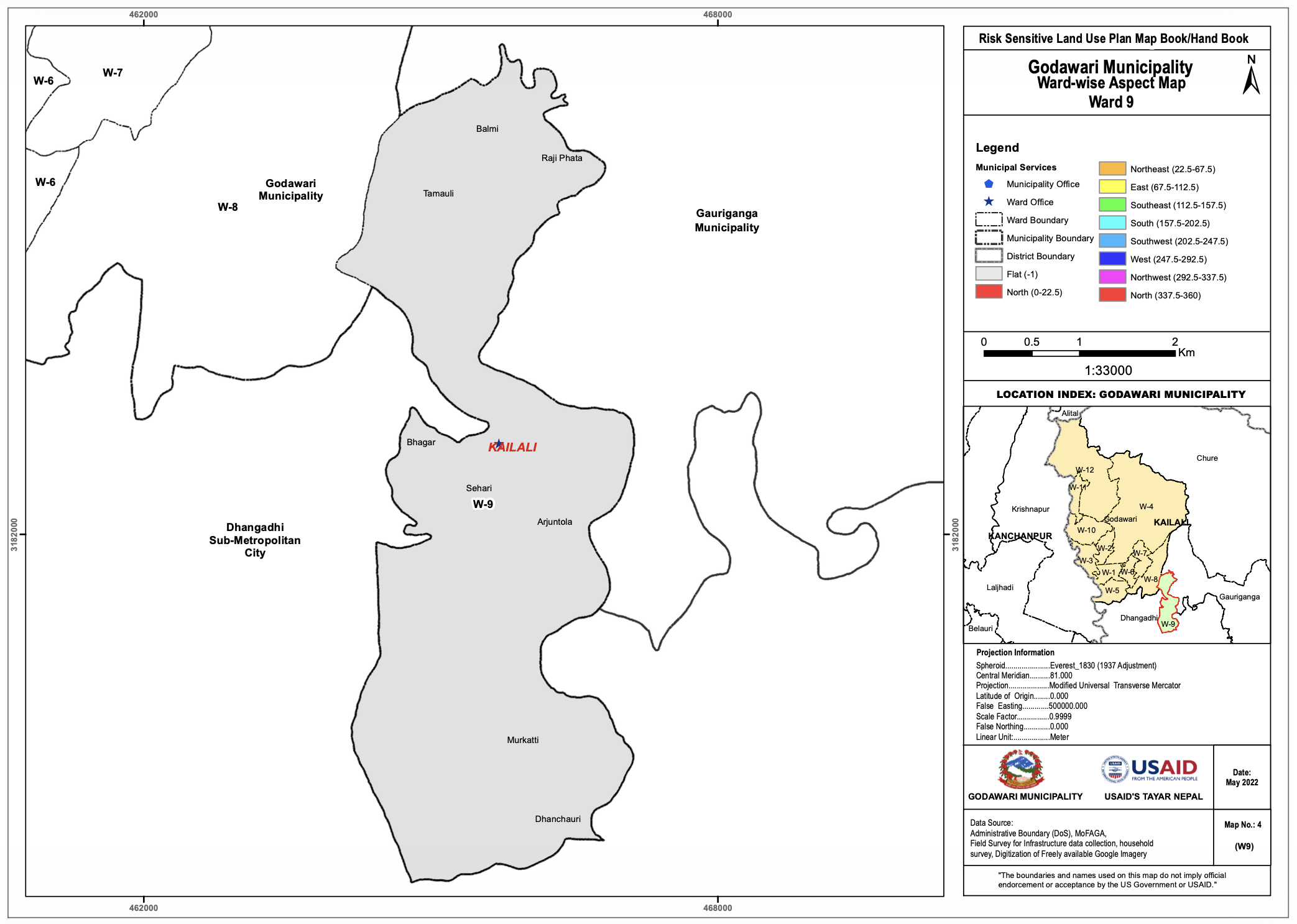 Ward map