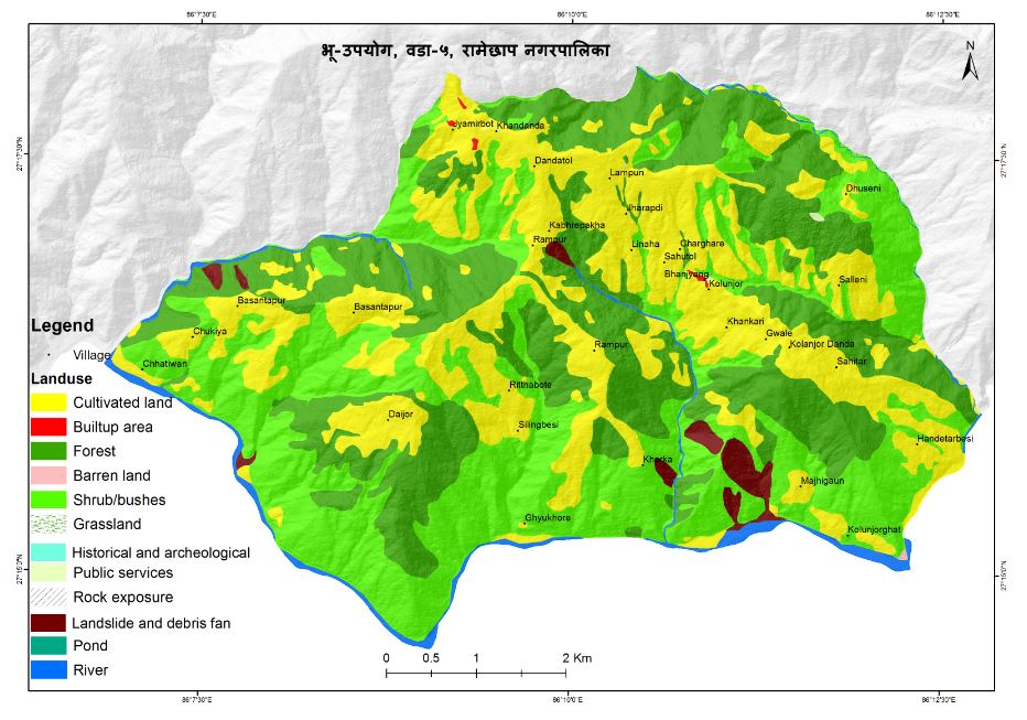 Ward map