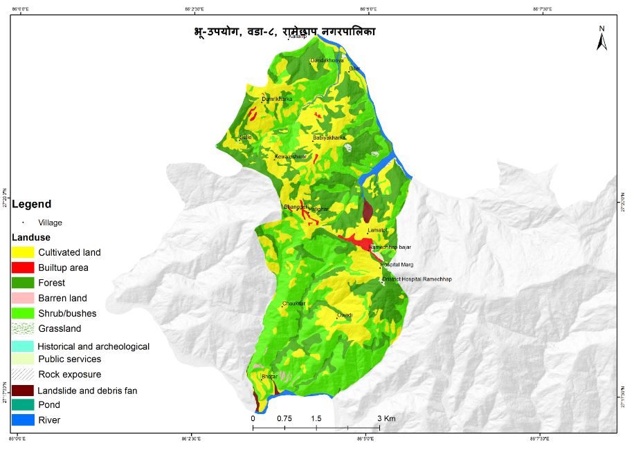 Ward map