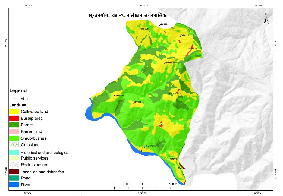 Ward map